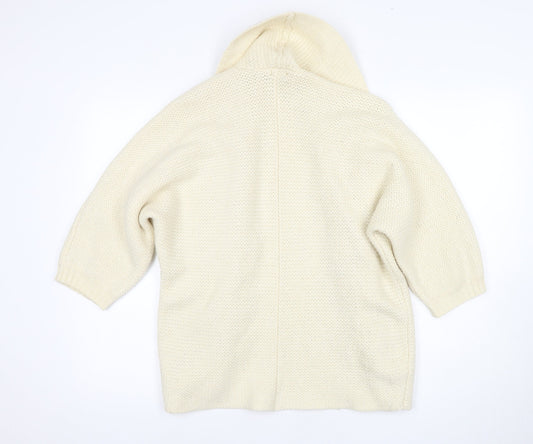 Gap Women's Ivory Cardigan Medium Relaxed