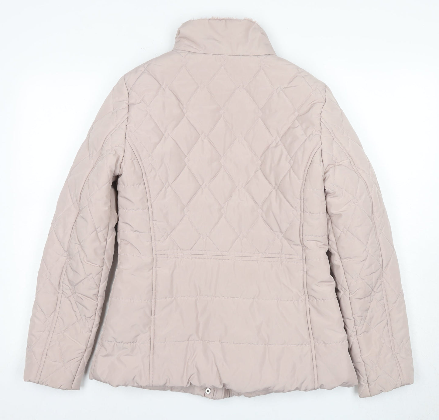 Principles Women's Beige Quilted Jacket Size 10
