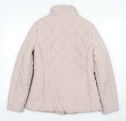 Principles Women's Beige Quilted Jacket Size 10
