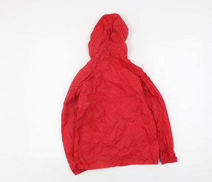 Peter Storm Girls Red Waterproof Rain Coat 9-10 Years