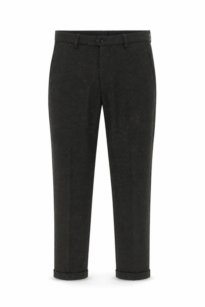Mens UK Size 32R JACK & JONES Extra-Slim Fit  Black Trousers