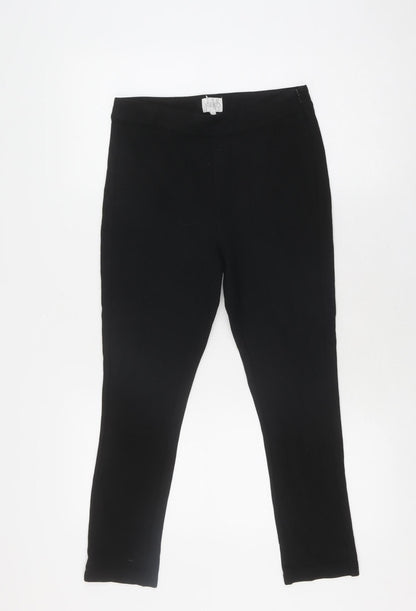 Kaliko Women's Black Cotton Blend Leggings Size 8