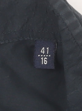 Trussardi Men's Black Long Sleeve Button-Up Shirt