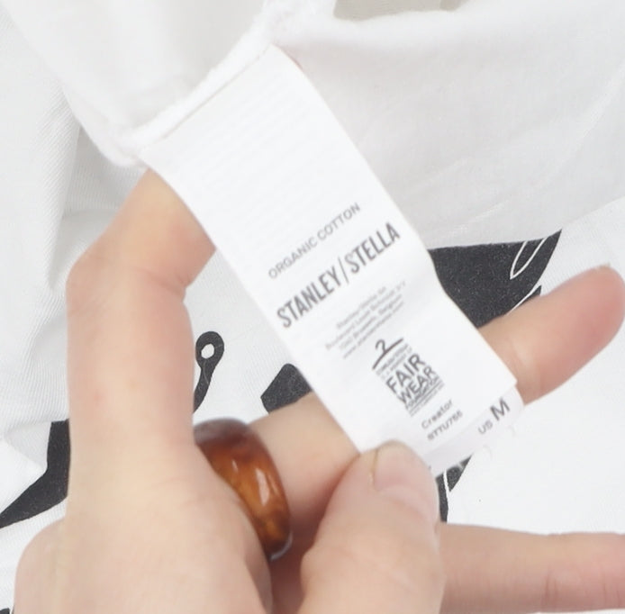 Stanley/Stella Men's White M Art Organic Cotton T-Shirt
