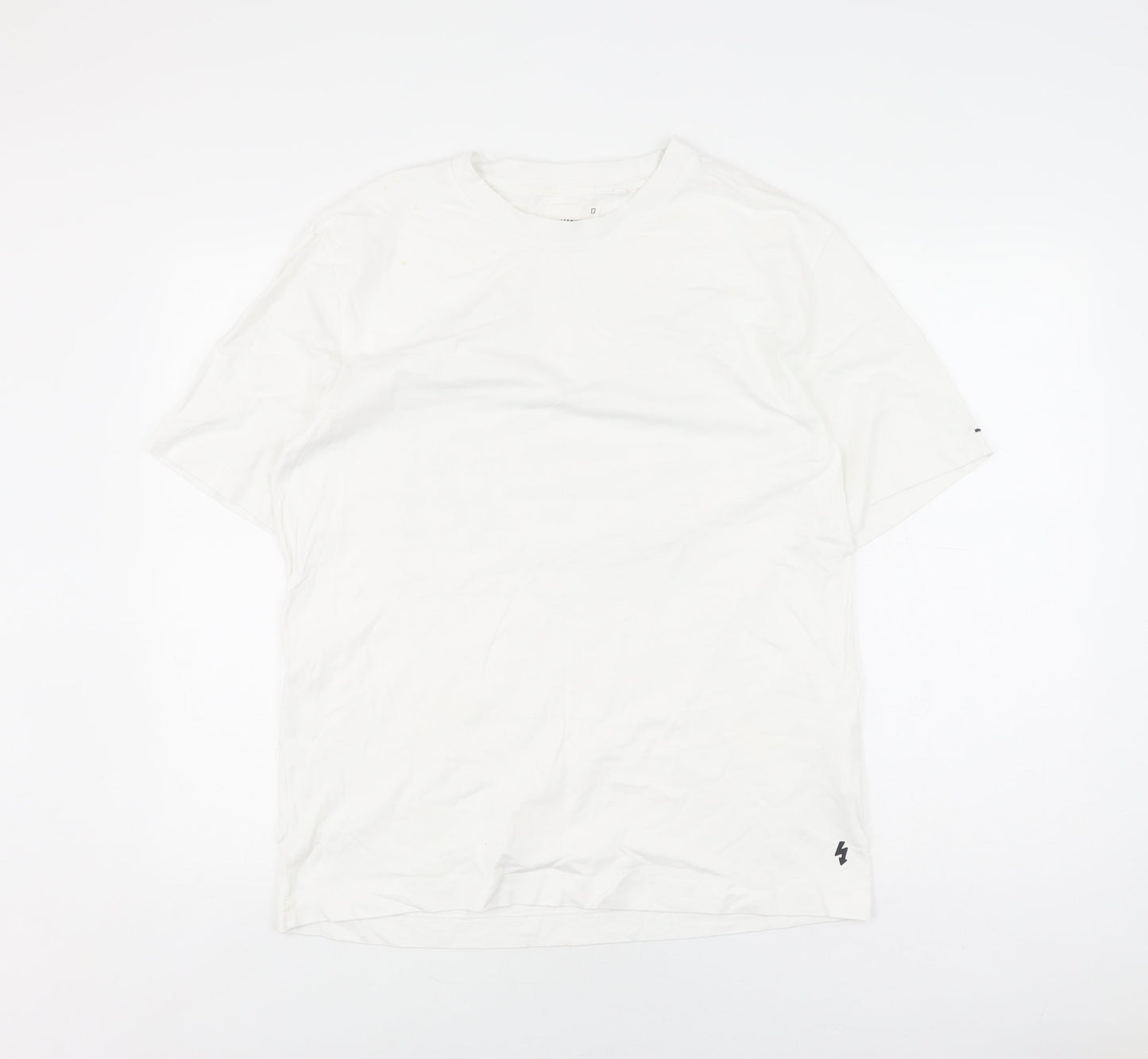 Reserved Mens White Graphic Relaxed Fit T-Shirt M