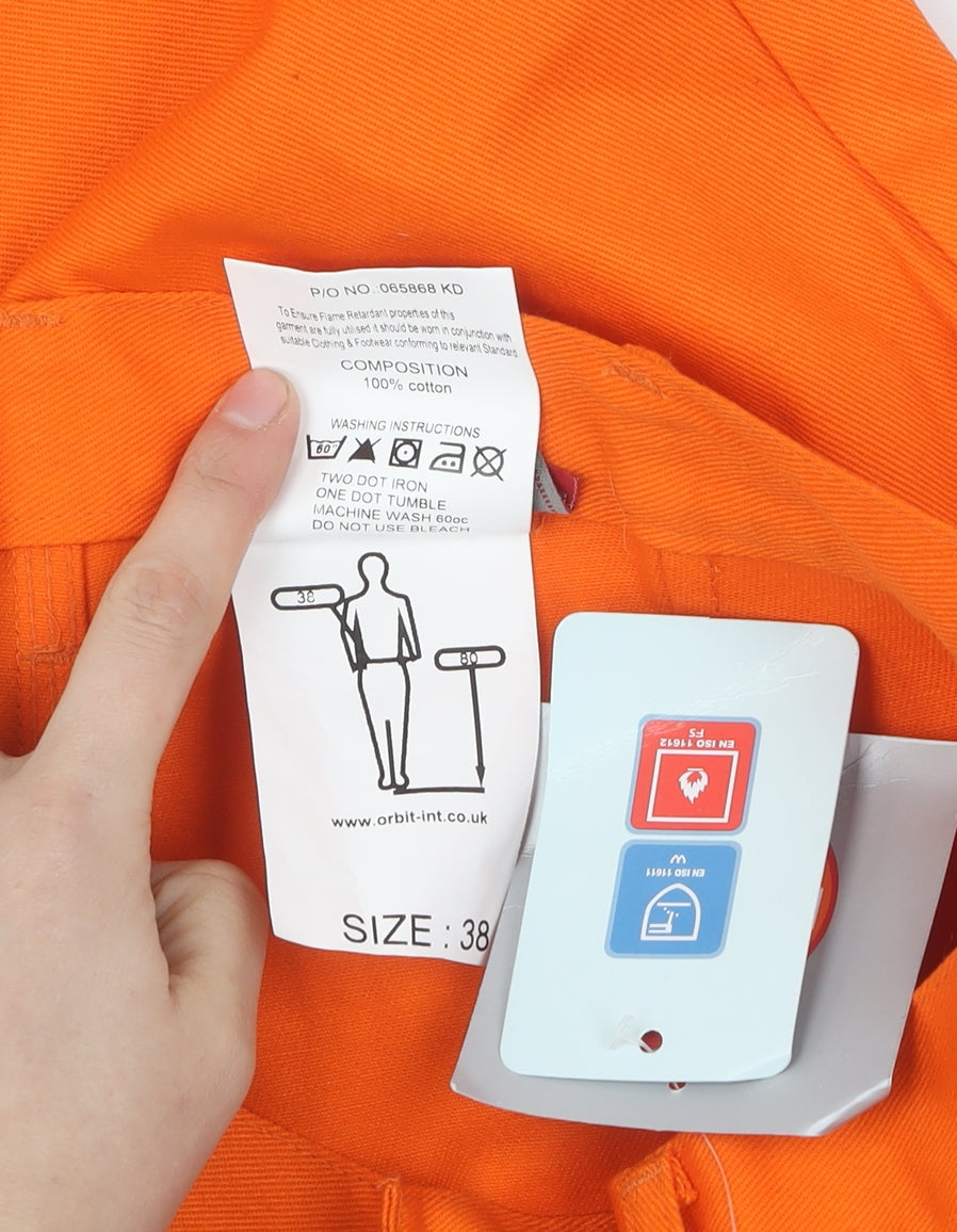 Hydra Flame Men's Orange Flame-Resistant Trousers