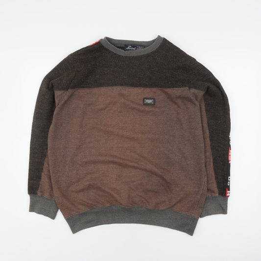 Bravo Men's Brown L Pullover Jumper