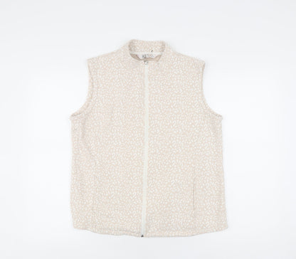 Honor Millburn Beige Women's Waistcoat Size 10 Casual