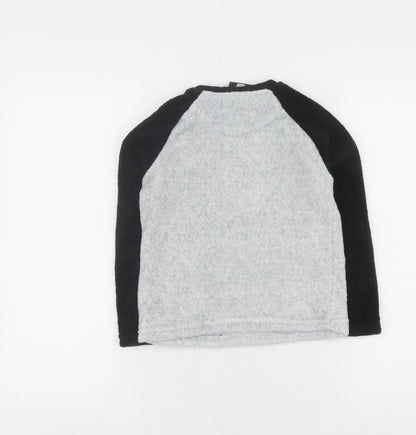 PlayStation Boys Grey Black Fleece Pyjama Top 6-7 Years