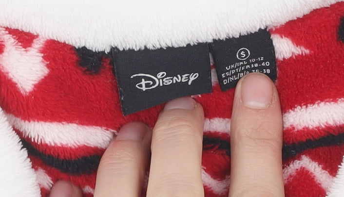 Disney Women White Fleece Pyjama Top Size 10-12