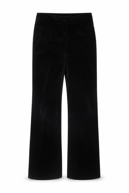 Womens UK Size 12 J. Taylor Regular Fit Dress Pants Black Trousers