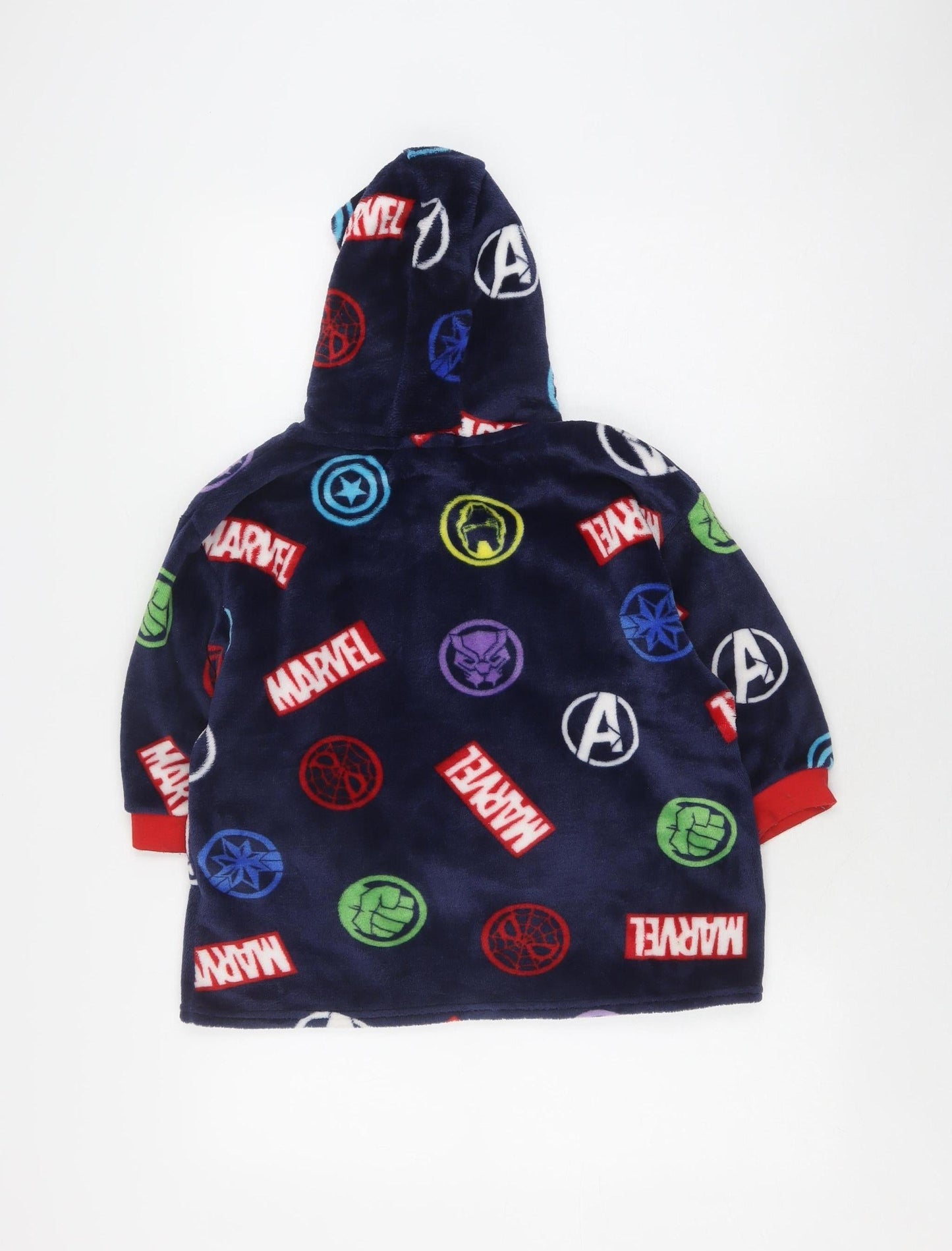 Primark Boys Multicoloured Marvel Superhero Fleece Robe 2XS