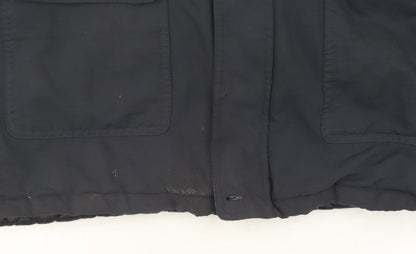 Mens UK Size 2XL Premier Man Black Parka Coat