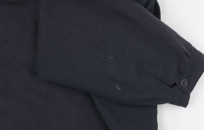 Mens UK Size 2XL Premier Man Black Parka Coat