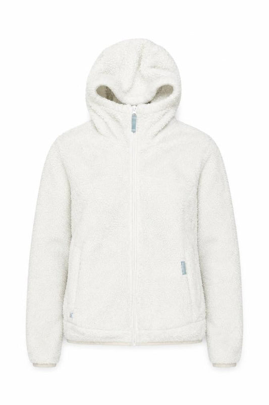 Womens UK Size 2 DECATHLON White Hooded Jacket