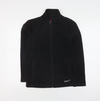 Gelert Women's Black Fleece Jacket Size 10 Full Zip