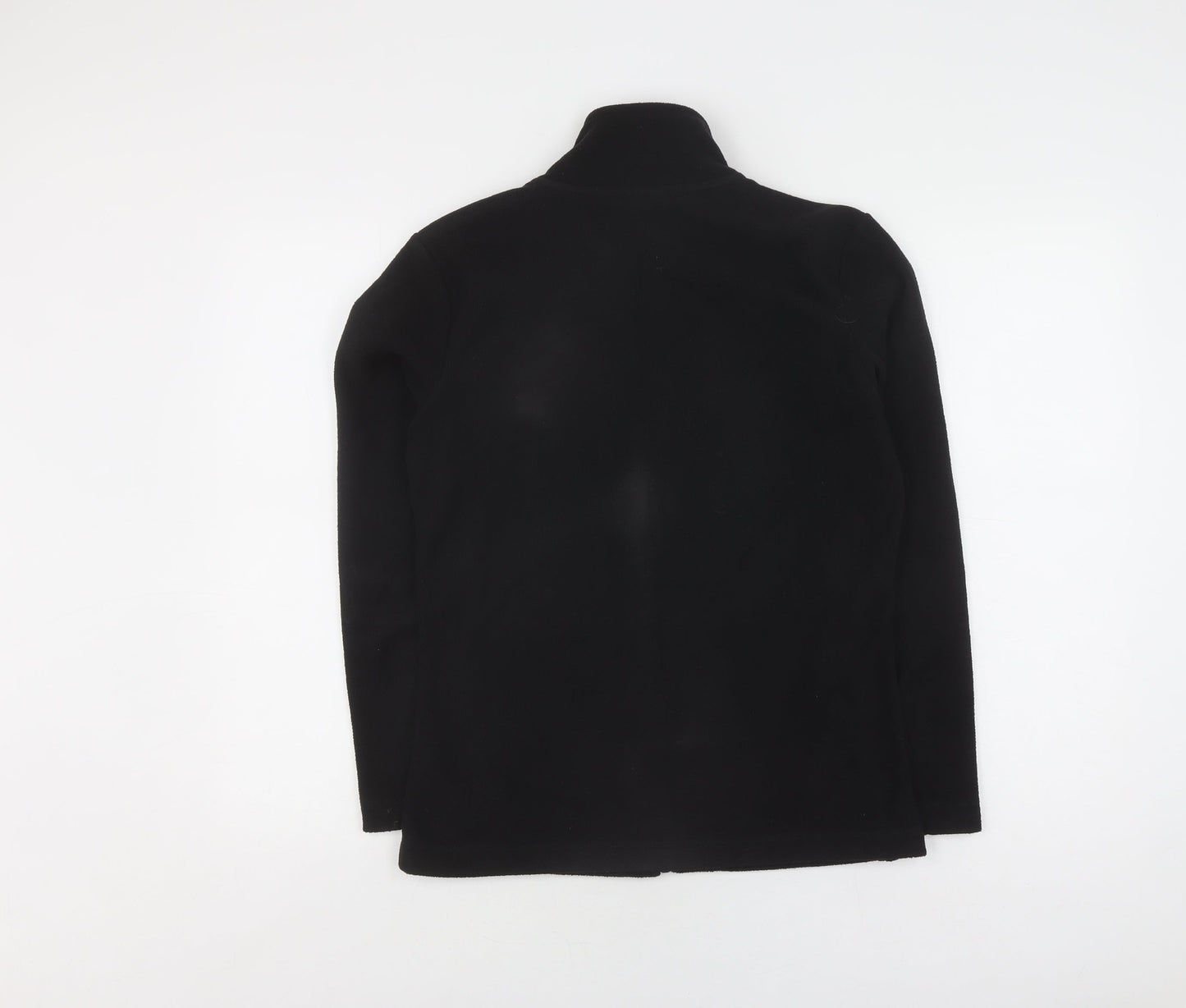 Gelert Women's Black Fleece Jacket Size 10 Full Zip