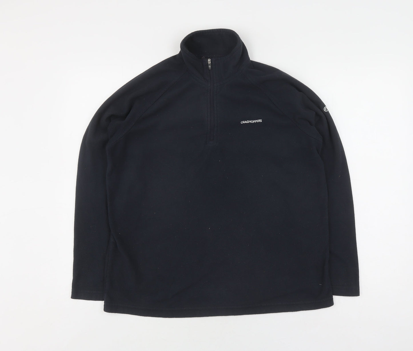 Craghoppers Unisex Black Fleece Pullover Sweatshirt Size 14