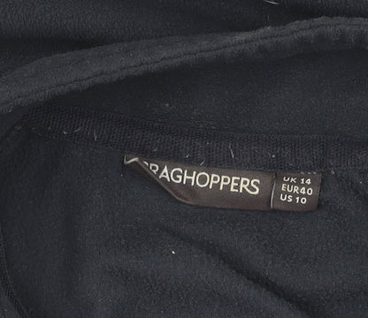 Craghoppers Unisex Black Fleece Pullover Sweatshirt Size 14