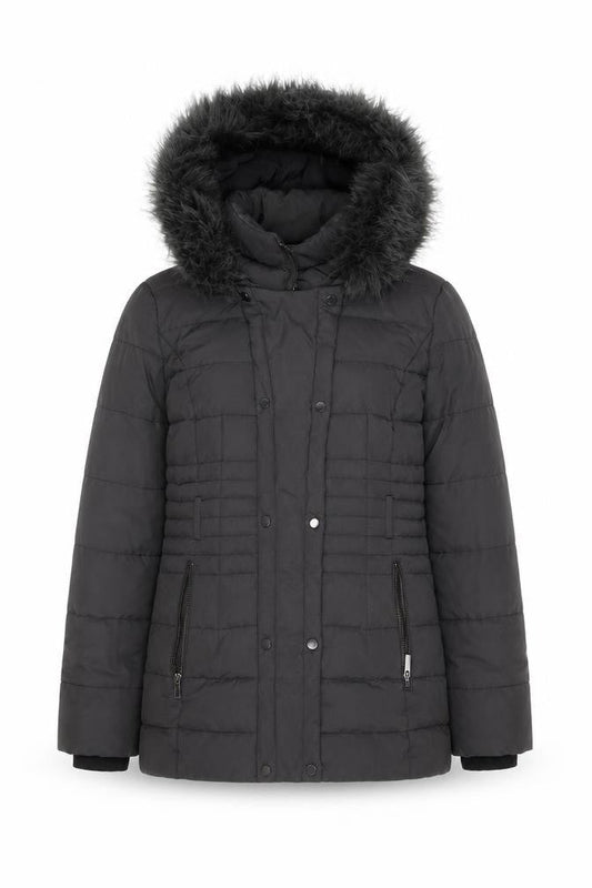Womens UK Size 8 Phase Eight Black Puffer Jacket