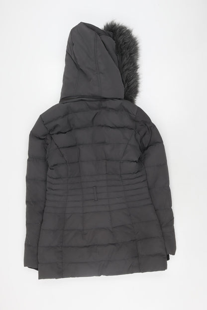 Phase Eight Women's Black Puffer Jacket Size 8