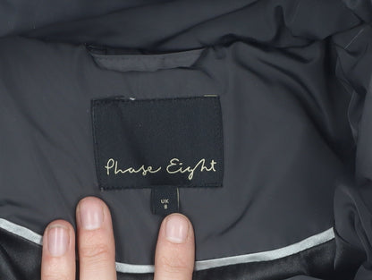 Phase Eight Women's Black Puffer Jacket Size 8