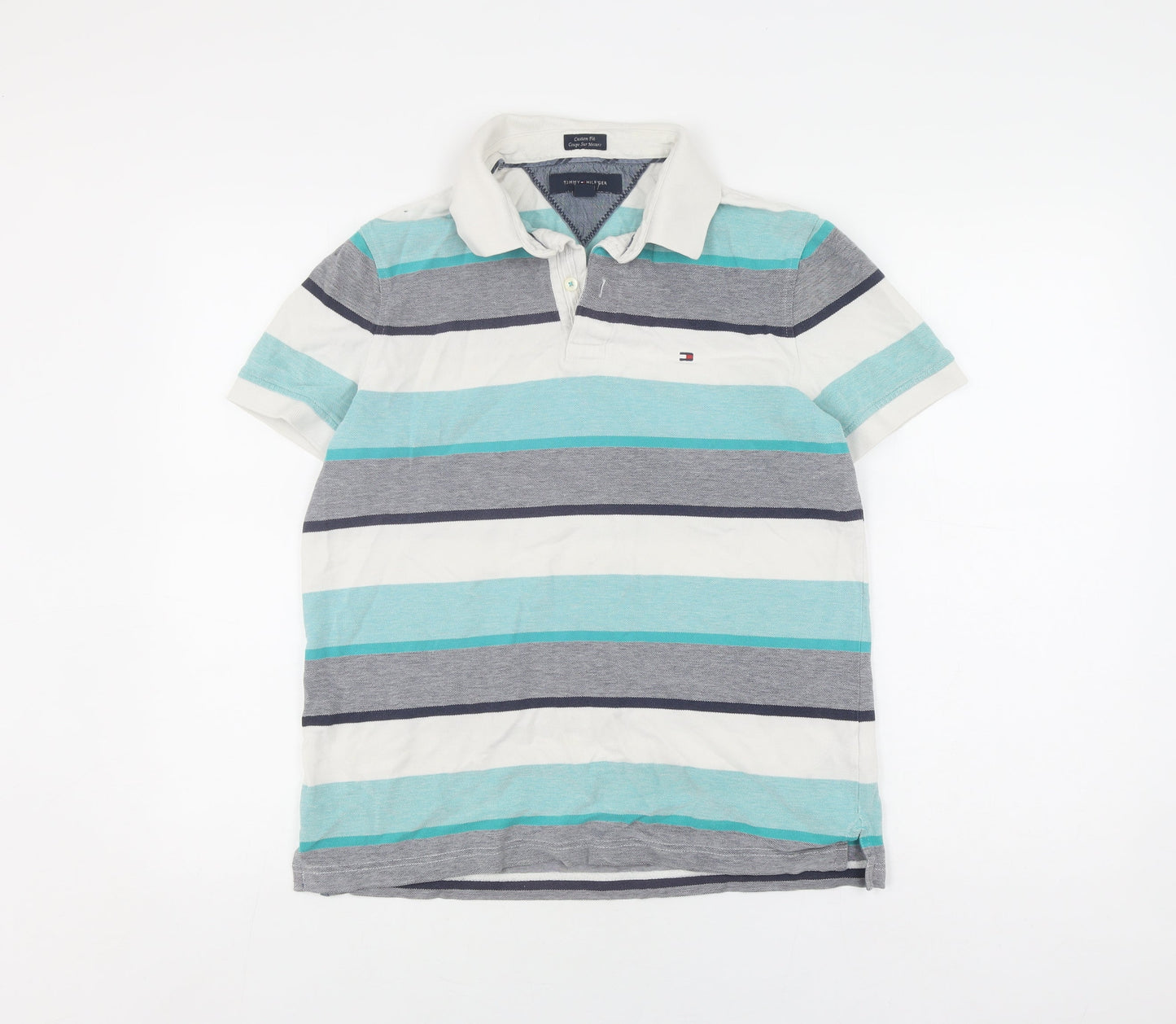 Mens UK Size M Tommy Hilfiger Cotton Polo Shirt