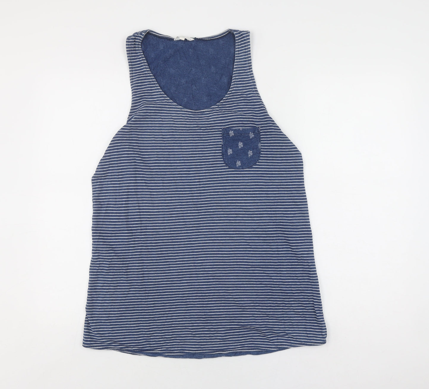 Womens UK Size 14 Falmer Heritage Blue Basic Tank