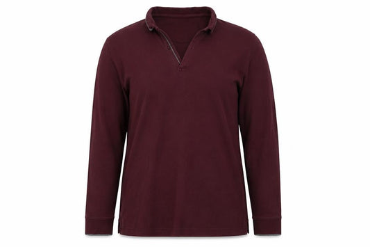Unisex Adults UK Size L Massimo Dutti Red Basic Polo