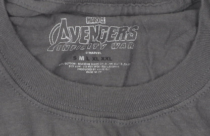 Marvel Men’s Grey Avengers Infinity War T-Shirt M