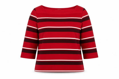 Womens UK Size 14 Marks and Spencer Red Classic T-Shirt
