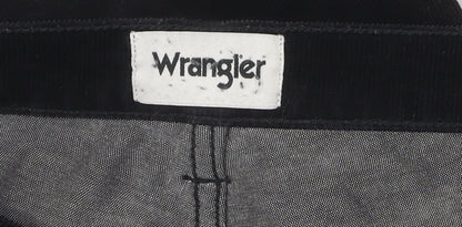 Wrangler Unisex Black Corduroy Trousers L