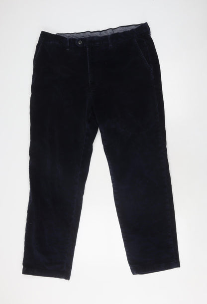Marks and Spencer Men’s Blue Corduroy Trousers 38