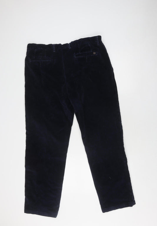 Marks and Spencer Men’s Blue Corduroy Trousers 38