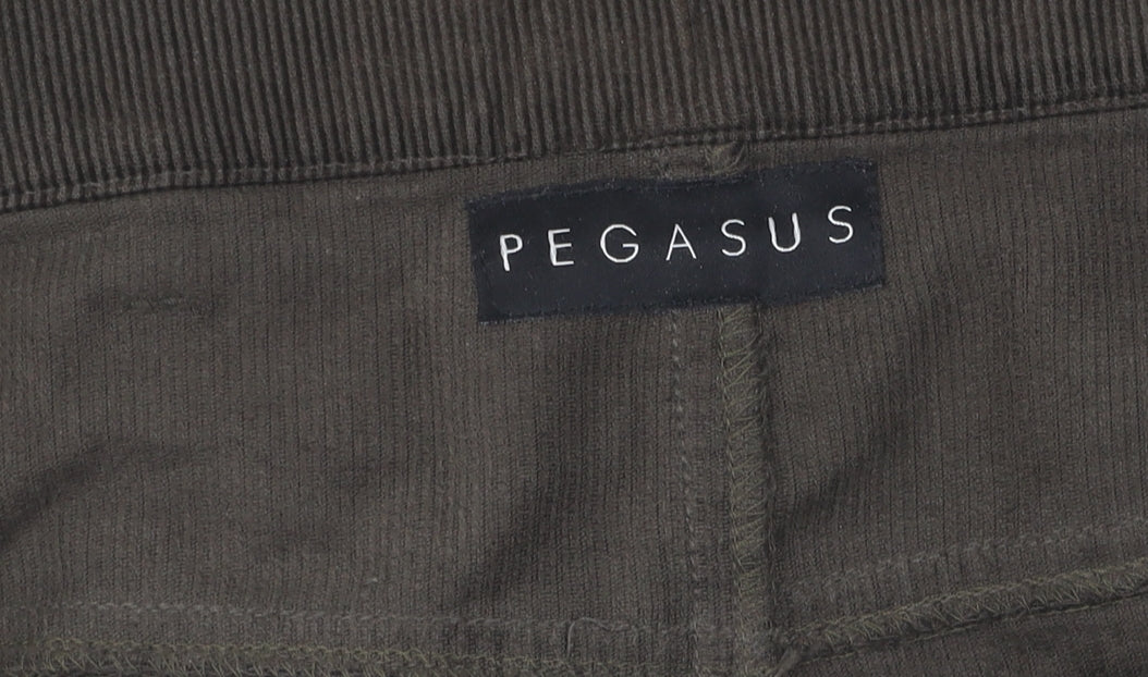Pegasus Men's Brown Cargo Trousers Size 36