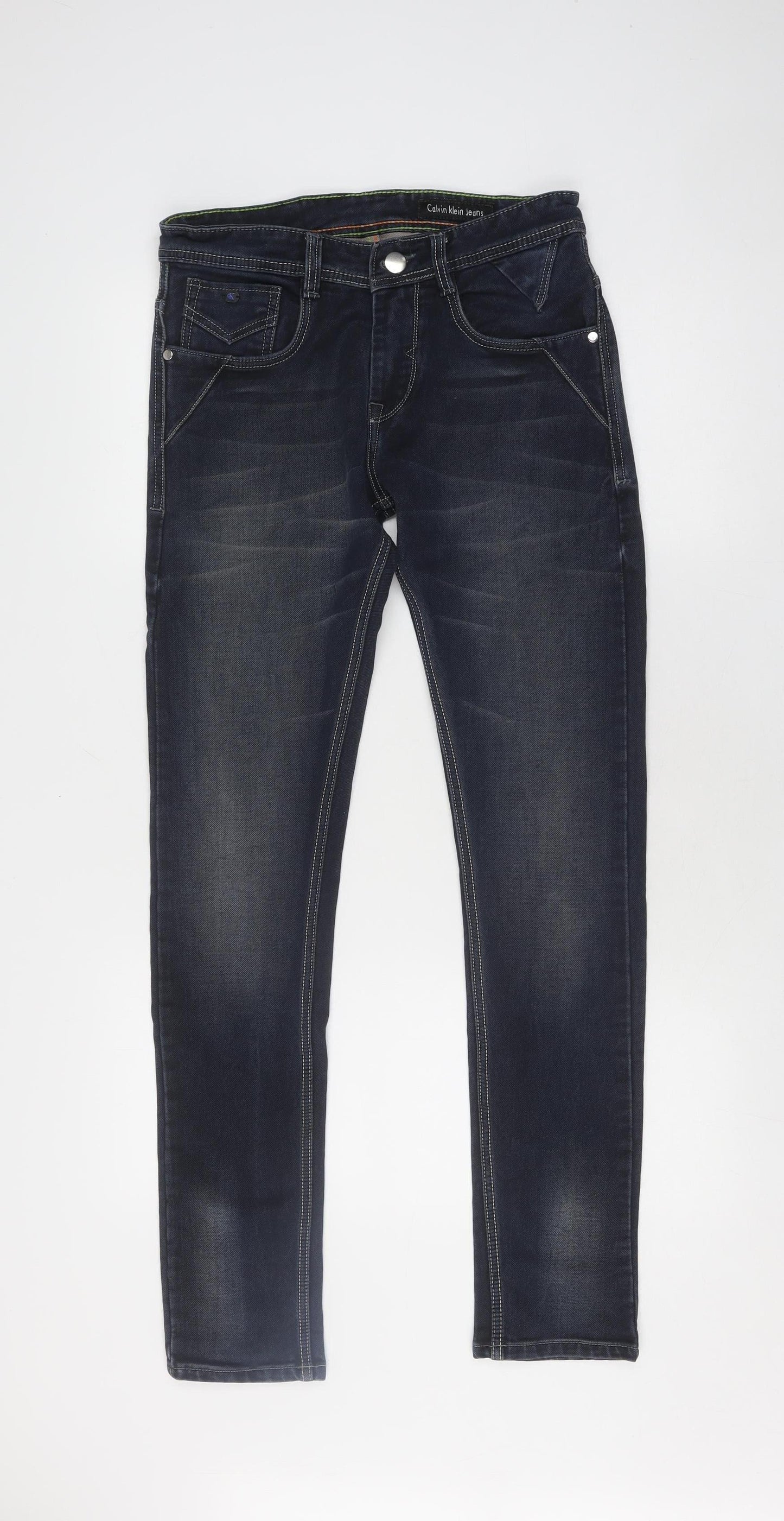 Calvin Klein Women's Blue Skinny Jeans, Size 30