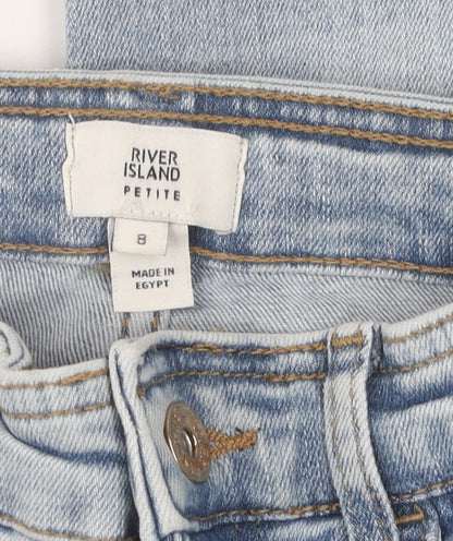 River Island Girls Blue XS Straight Jeans