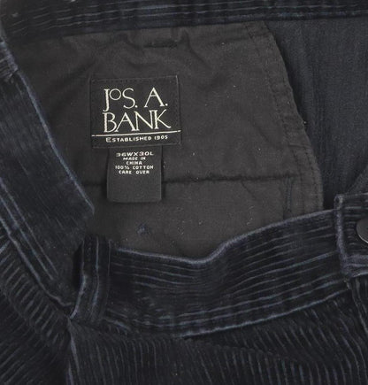 Jos. A. Bank Men's Black Corduroy Trousers 36W x 30L