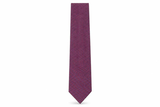 Mens Van Heusen Red Geometric 100  Tie