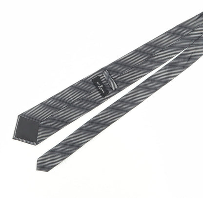 Jeff Banks Men's Black Striped Silk Tie