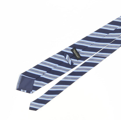 Mens DEHAVILLAND Blue Striped 100  Tie