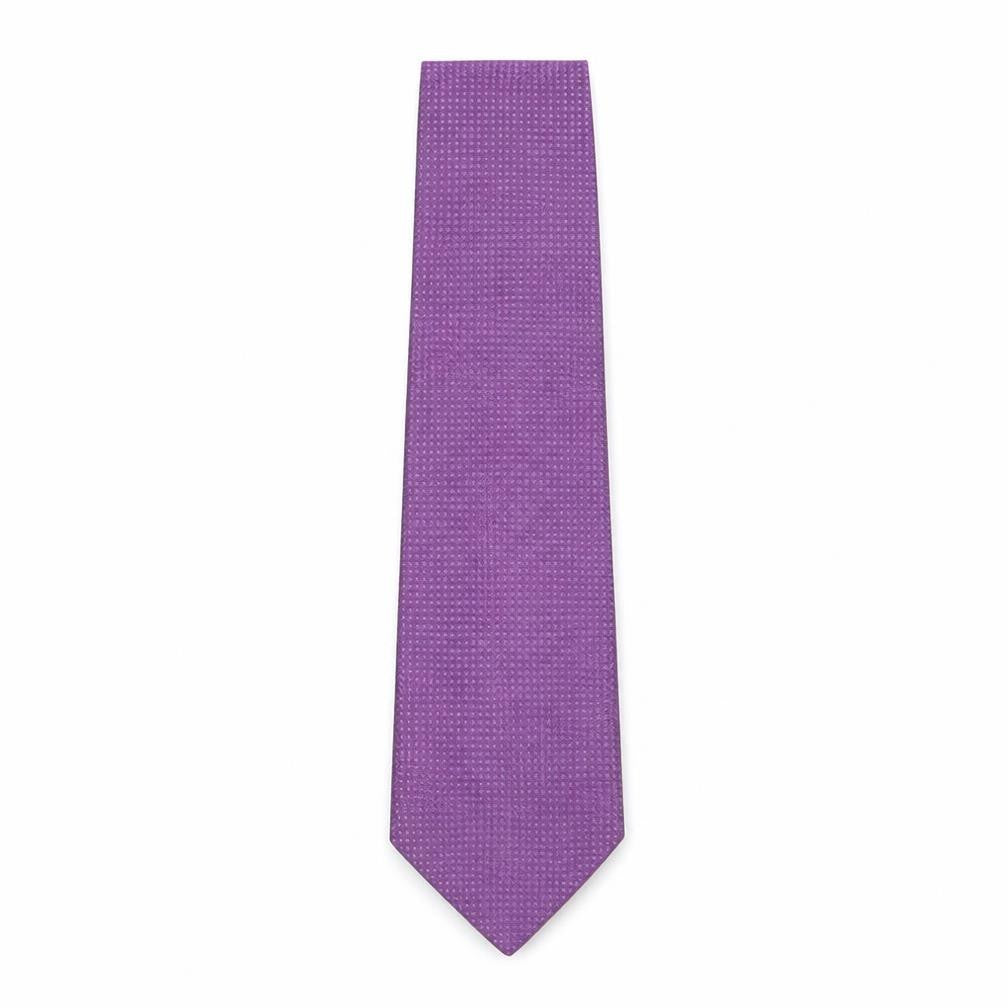 Bäumler Men's Purple Geometric Silk Tie