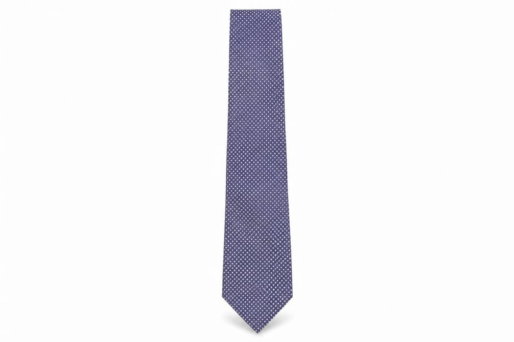 Mens Jeff Banks Blue Geometric 100% Silk  Tie