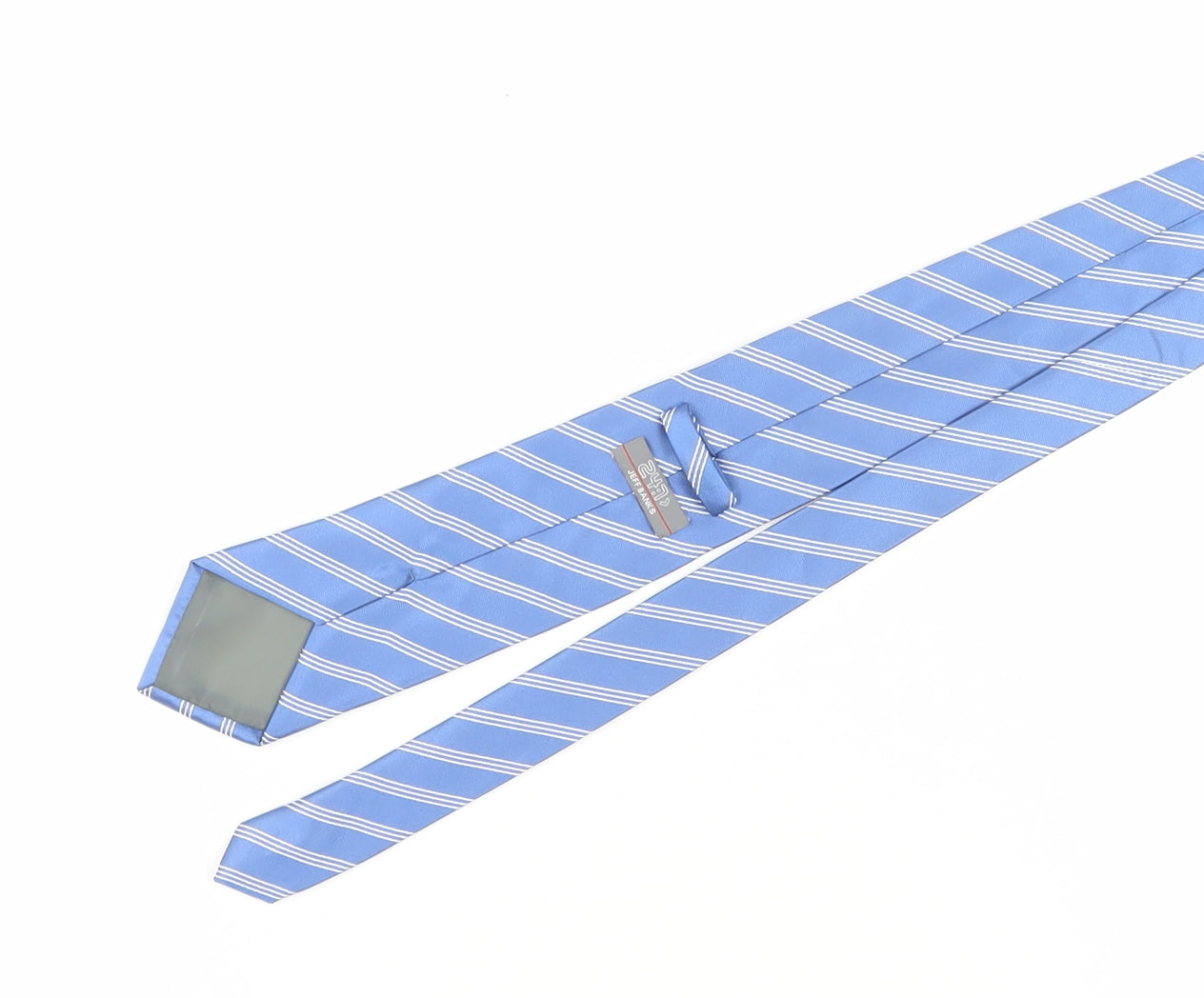 Jeff Banks Men's Blue Striped Tie - Stylish and Versatile