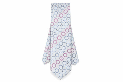 Mens Thomas Nash Multicoloured Geometric 100% Silk  Tie