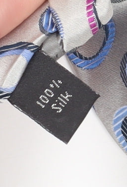 Thomas Nash Men's Multicoloured Silk Geometric Tie One Size