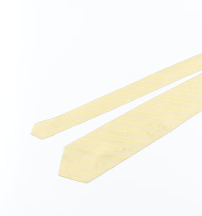 Austin Reed Men's Yellow Striped Silk Tie