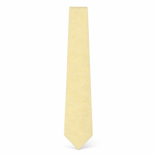 Mens Austin Reed Yellow Striped 100% Silk  Tie