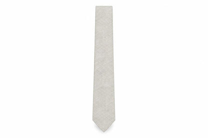 Mens Ben Sherman Beige Houndstooth 100% Silk  Tie