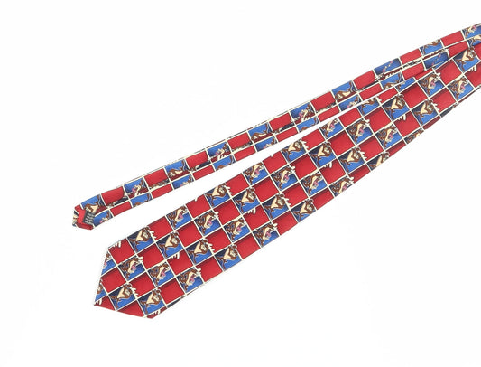 Looney Tunes Red Men's Polyester Cartoon Tie
